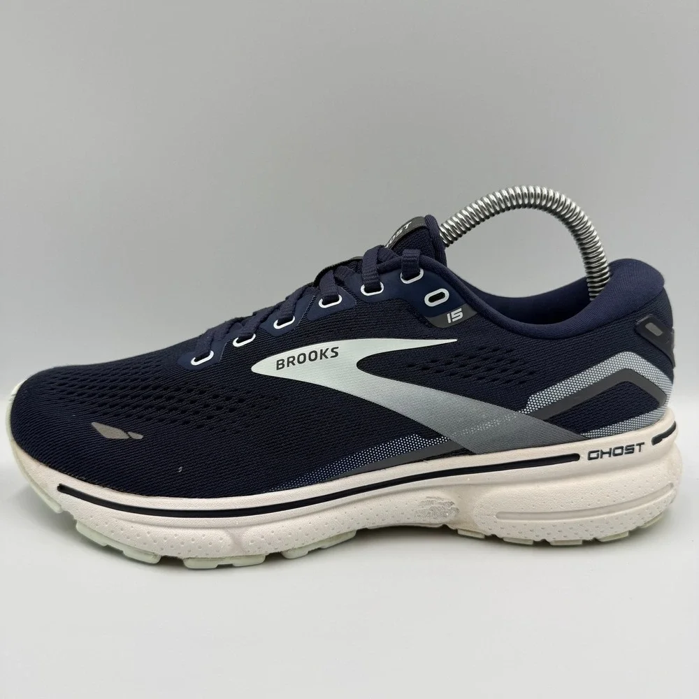 Brooks‎ Ghost 15 Blue White Running Shoes Sneakers Women's Size 8.5 1203801B450